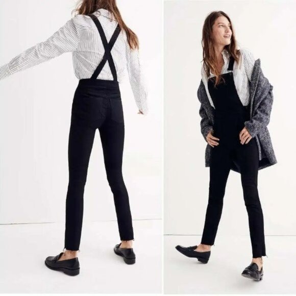 Madewell Skinny Denim Overalls - Picture 2 of 11